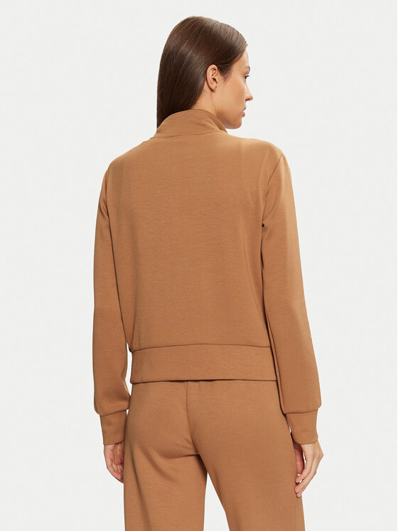Guess Guess Majica dugih rukava V5RQ17 KCOB2 Smeđa Regular Fit