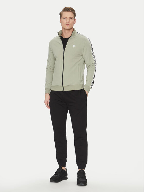 Guess Guess Μπλούζα Z2YQ12 K6ZS1 Πράσινο Regular Fit