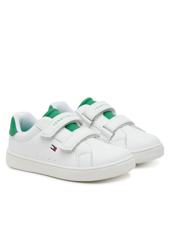 Tommy Hilfiger Tommy Hilfiger Superge Low Cut Velcro Sneaker T1X9-33836-1355 S Bela