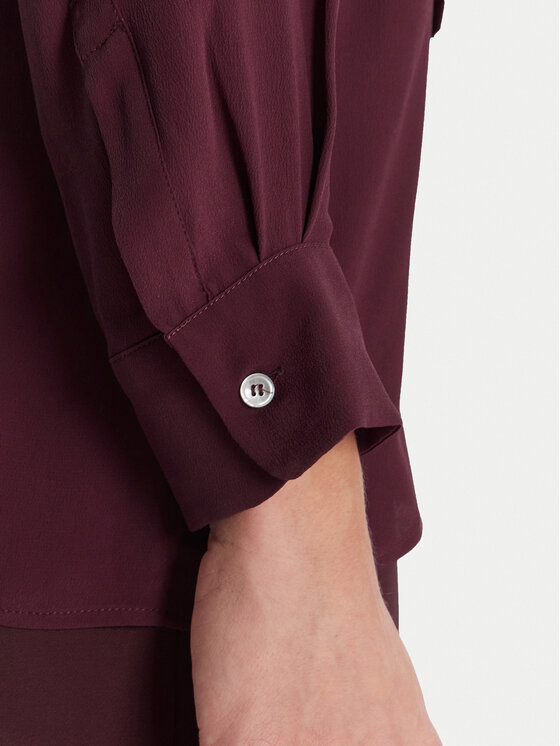 Marella Marella Srajca Cabiria 2523116071 Bordo rdeča Regular Fit
