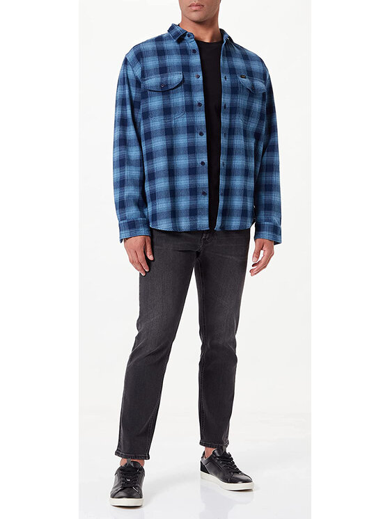 Lee Lee Jeans Daren Zip Fly Nero Regular Fit