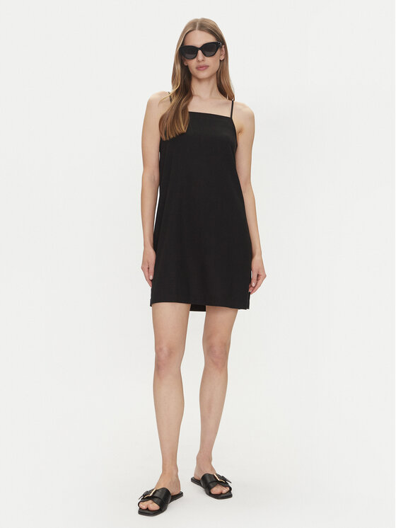 JJXX JJXX Φόρεμα καλοκαιρινό Breeze 12269732 Μαύρο Loose Fit