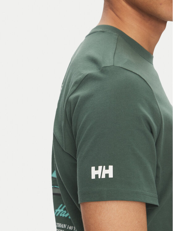 Helly Hansen Helly Hansen Футболка Shoreline 54601 Зелений Regular Fit