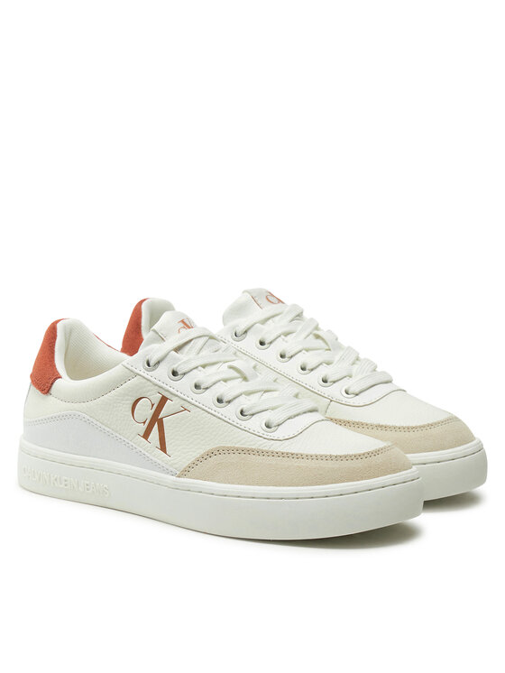 Calvin Klein Jeans Calvin Klein Jeans Superge Classic Cupsole Laceup Low Lth YW0YW01668 Bela
