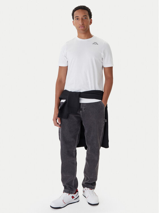 Kappa Kappa Комплект 5 тишърти Logo Myrto 322563W Бял Regular Fit