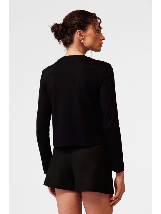 LE POSSÉ LE POSSÉ Blúzka TDZDR Čierna Slim Fit