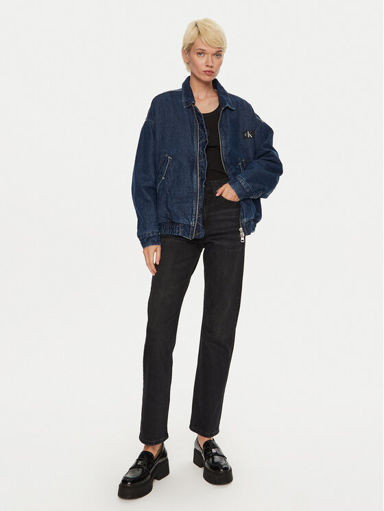 Calvin Klein Jeans Calvin Klein Jeans Jeansy J20J224895 Černá Straight Fit