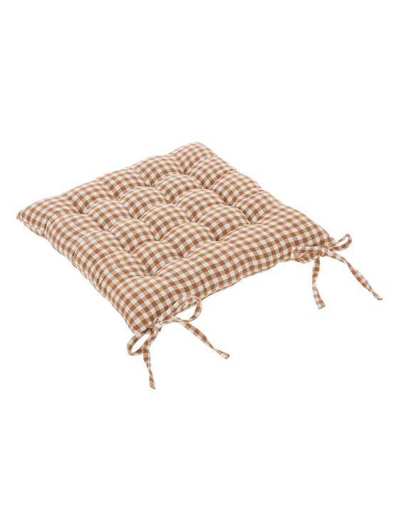 MIAhome MIAhome Poduszka na krzesło 38x38 cm KRATKA Kolorowy