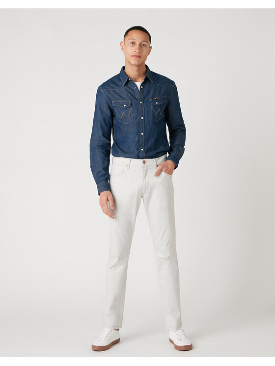 Wrangler Wrangler Pantaloni di tessuto GREENSBORO Grigio Straight Fit