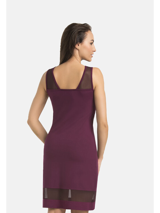 Teyli Teyli Koszula nocna 218 Fioletowy Regular Fit