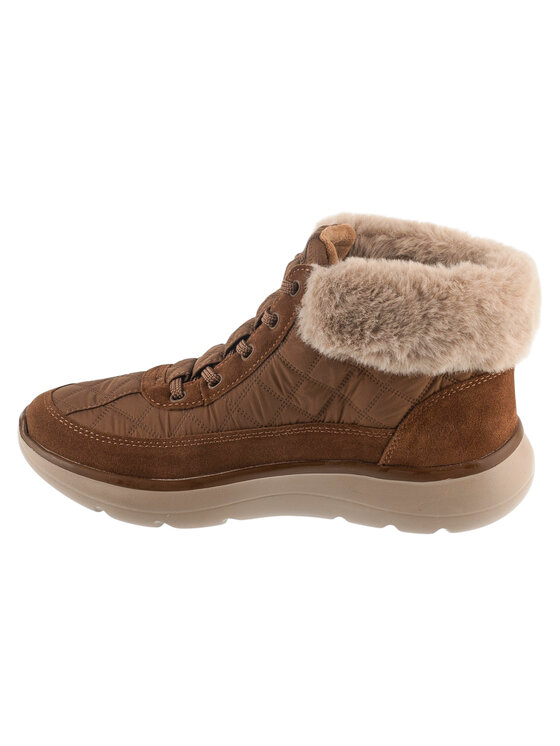 Skechers Skechers Śniegowce Slip-ins: On-The-Go Encore - Cozy Fit Maisie Brązowy