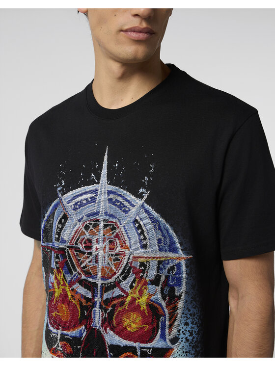 PHILIPP PLEIN PHILIPP PLEIN T-Shirt 29874 Czarny Regular Fit