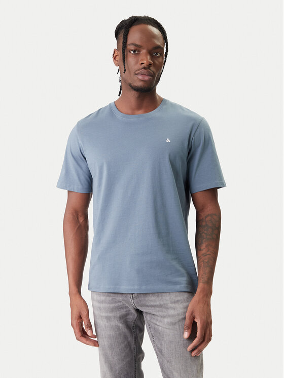 Jack & Jones Tricou Paulos 12245087 Albastru Regular Fit
