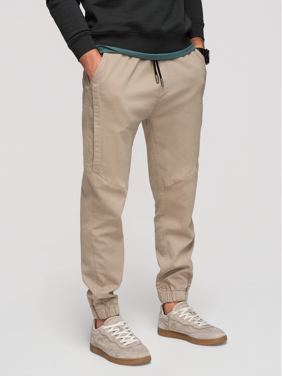 Ombre Ombre Joggery P1521 Szary Relaxed Fit