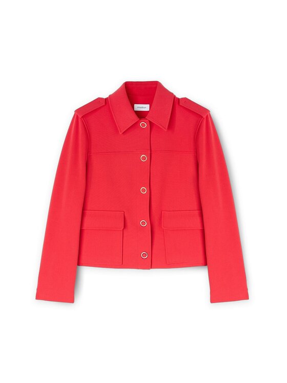 Motivi Motivi Cappotto Q590Q101013N016 Rosso Regular Fit