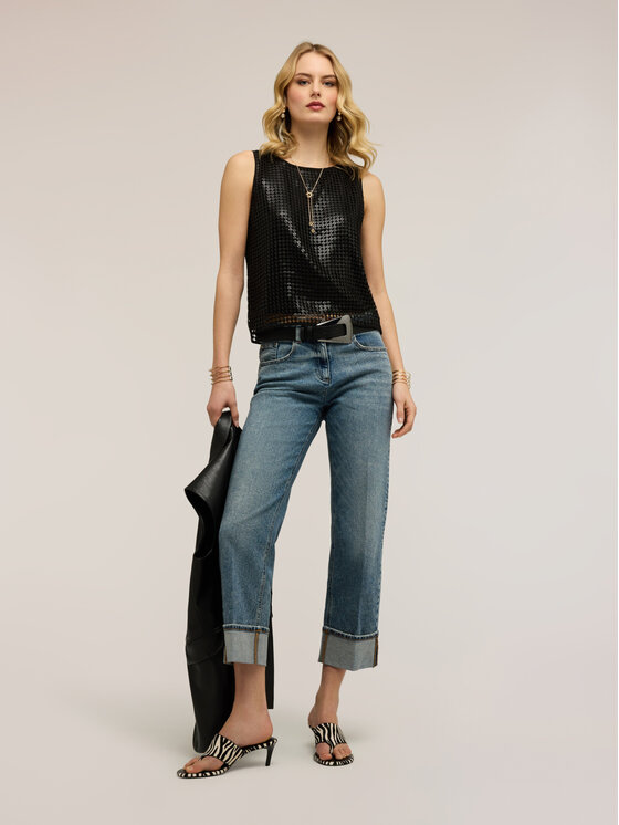 Motivi Motivi Jeans P414Q004329N024 Blu Regular Fit