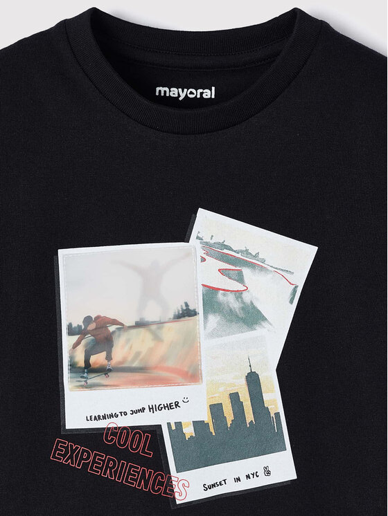 Mayoral Mayoral Bluzka 4022 Czarny Regular Fit