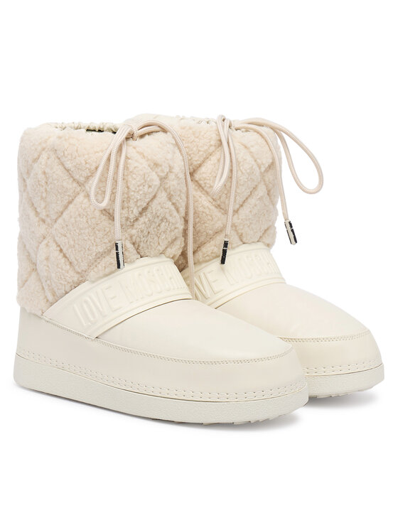 LOVE MOSCHINO LOVE MOSCHINO Sněhule JA24422G0NISJ12B Écru