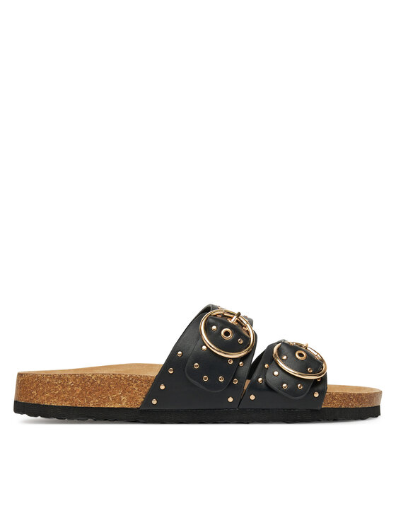 ONLY Shoes ONLY Shoes Papucs Onlmaxi-15 Pu Studs Buckle 15341190 Fekete