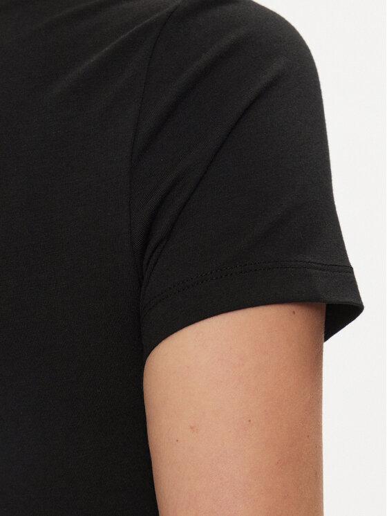 Pieces Pieces T-särk Irene 17082526 Must Slim Fit