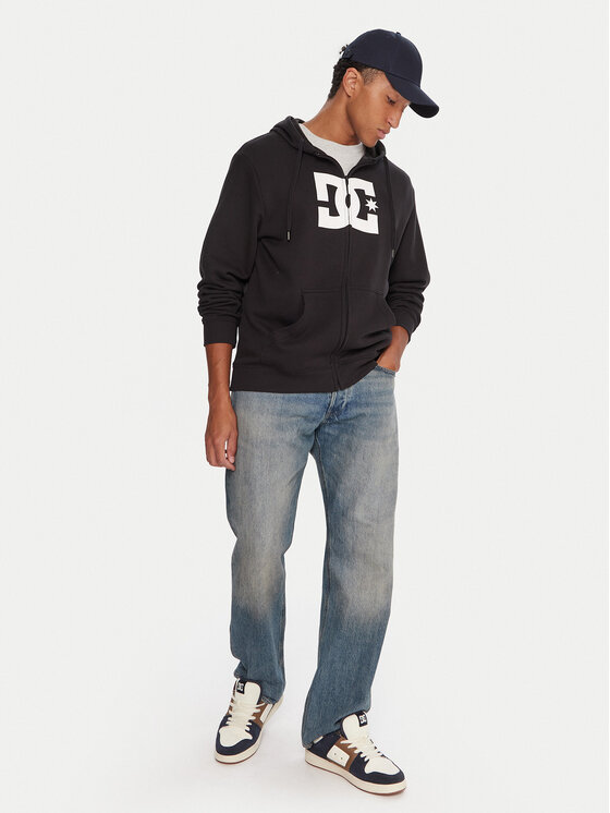 DC Shoes DC Shoes Pulóver Star EDYSF03265 Fekete Regular Fit