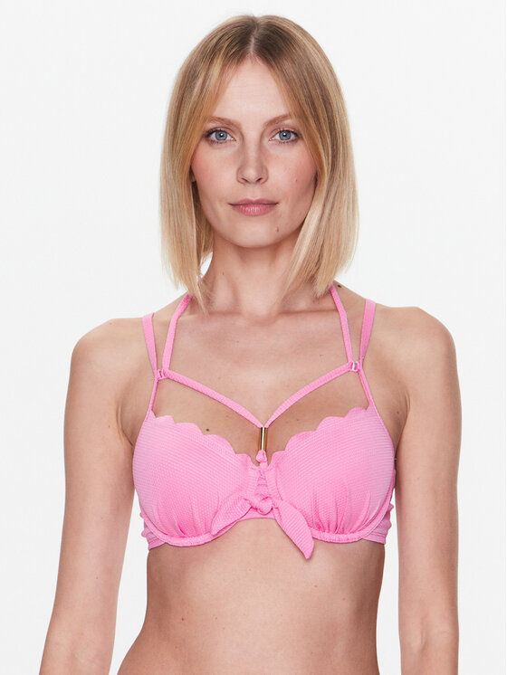 Hunkemöller Gornji Del Bikini Scallop 201941 Roza