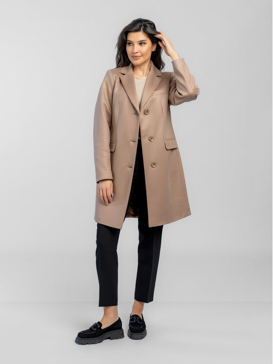 Salme Salme Prechodný kabát Alicja Hnedá Regular Fit