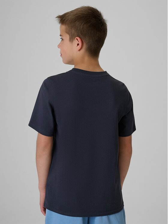 4F 4F T-Shirt 4FJRAW26TTSHM4349-22S Černá Regular Fit