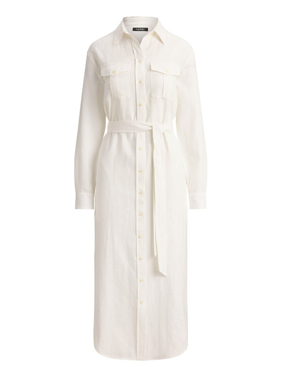 LAUREN RALPH LAUREN LAUREN RALPH LAUREN Haljina košulja 200P13685001 Écru Regular Fit