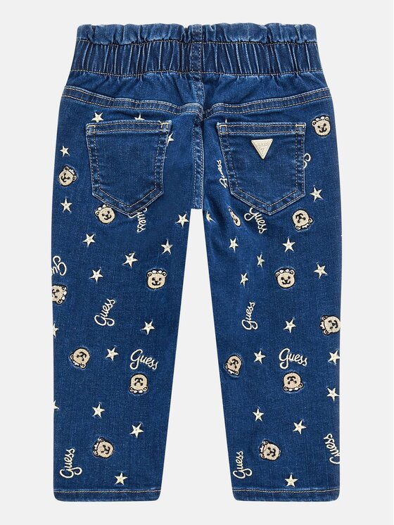 Guess Kids Guess Kids Παντελόνι υφασμάτινο 168543 Μπλε Regular Fit