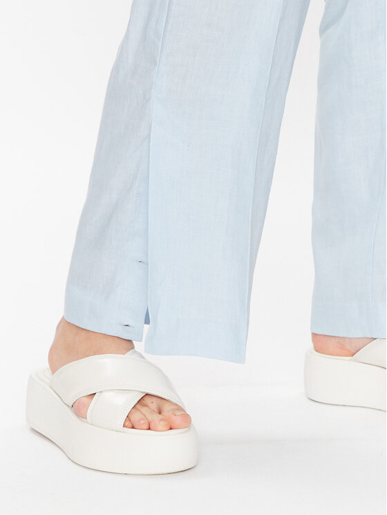 Remain Remain Штани з тканини Linen 500160190 Голубий Regular Fit