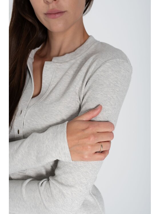 MANDRAGORA MANDRAGORA Blusa snappy Grigio Regular Fit