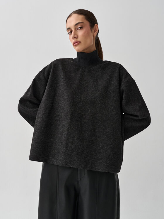 TATUUM TATUUM Bluza ENAKA 1 Szary Loose Fit