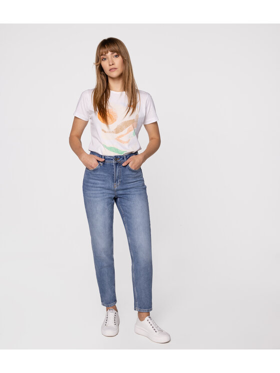 Lee Cooper Lee Cooper Jeansy MATEA Niebieski Mom Fit