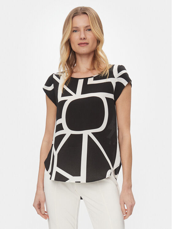 ONLY ONLY Bluză Vic 15161116 Negru Regular Fit