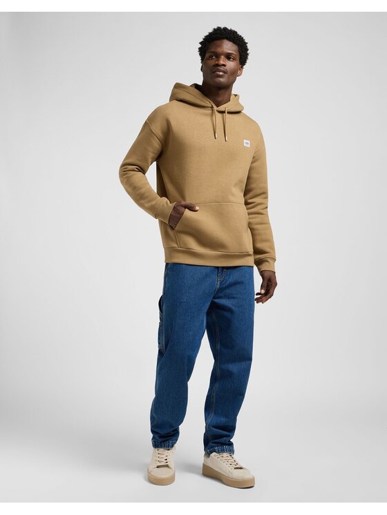 Lee Lee Felpa WW HOODIE Beige Relaxed Fit