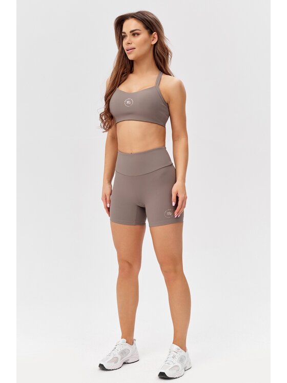 ROUGH RADICAL ROUGH RADICAL Szorty sportowe WELLNESS SHORTS Szary Slim Fit