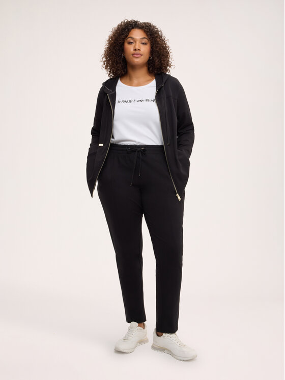 Fiorella Rubino Fiorella Rubino Spodnie materiałowe P856L002443N033 Czarny Slim Fit