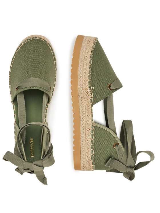 DeeZee DeeZee Espadrilky ZYLS093 Zelená