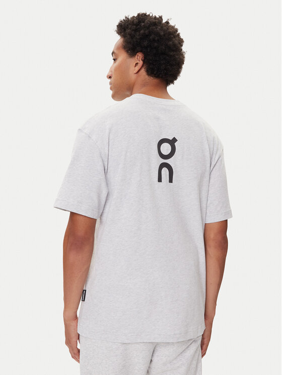 On On T-shirt Club-T 1ME1005 Siva Relaxed Fit