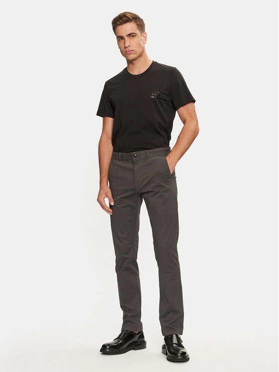 BOSS Boss Chino hlače 50523127 Črna Slim Fit
