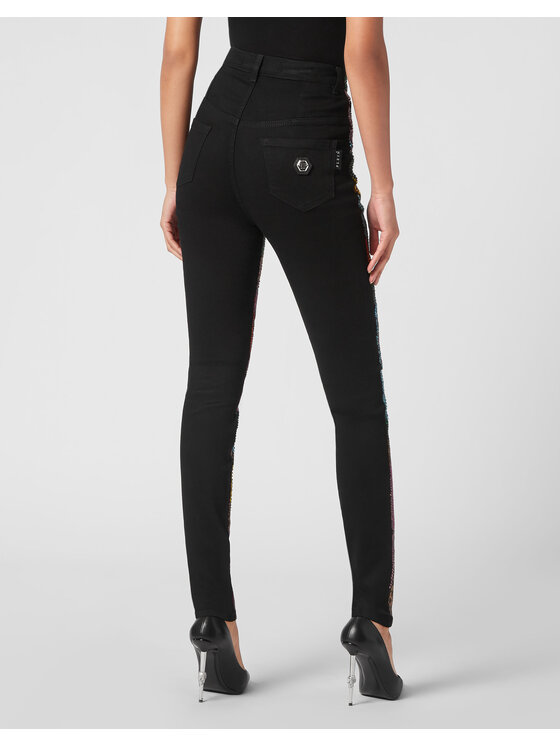 PHILIPP PLEIN PHILIPP PLEIN Jeansy 3449 Kolorowy Jegging Fit