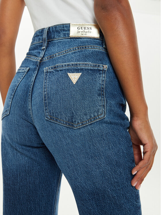 Guess Guess Teksad W4YA33 D5DD4 Tumesinine Straight Fit