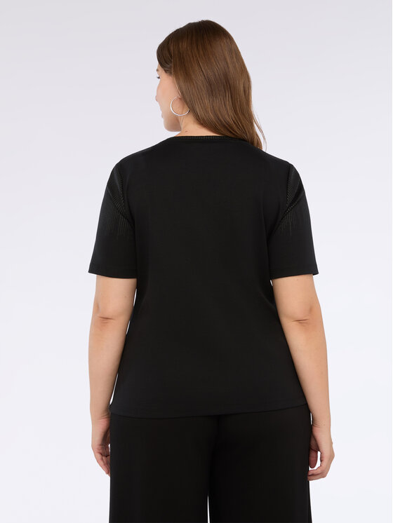 Fiorella Rubino Fiorella Rubino T-shirt G086L008761N033 Nero Regular Fit