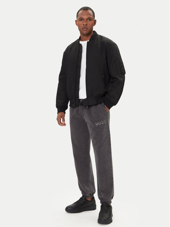 HUGO HUGO Spodnji del trenirke Delwony 50546385 Siva Relaxed Fit