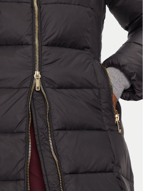 Fracomina Fracomina Vatovaná bunda FR24WC3005O42301 Černá Regular Fit