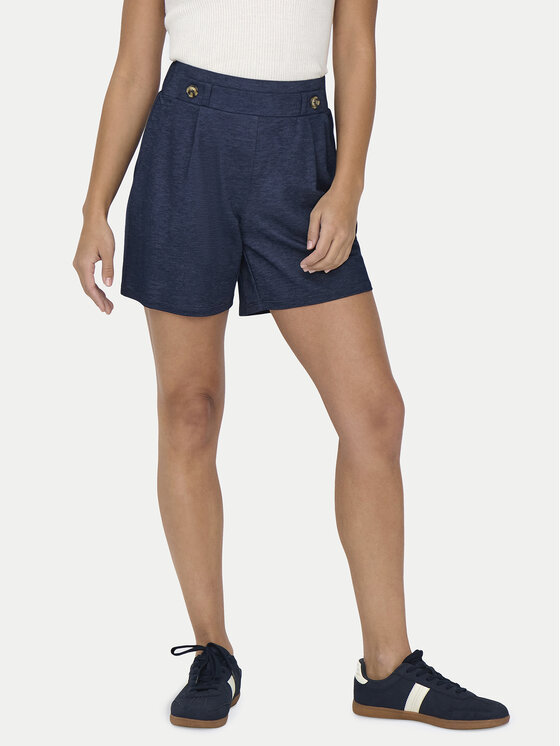 JDY JDY Pantalon scurți din material Birdie Geggo 15320995 Bleumarin Regular Fit