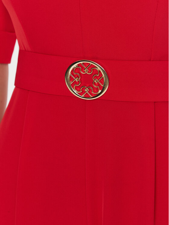 Rinascimento Rinascimento Kombinezon CFC0125323003 Crvena Wide Leg