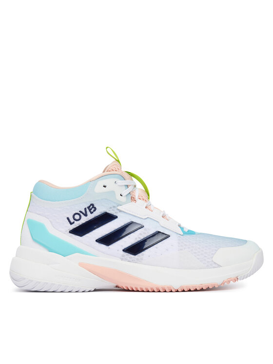 adidas Încălțăminte pentru sporturi de interior Crazyflight 6 Mid HQ0112 Alb