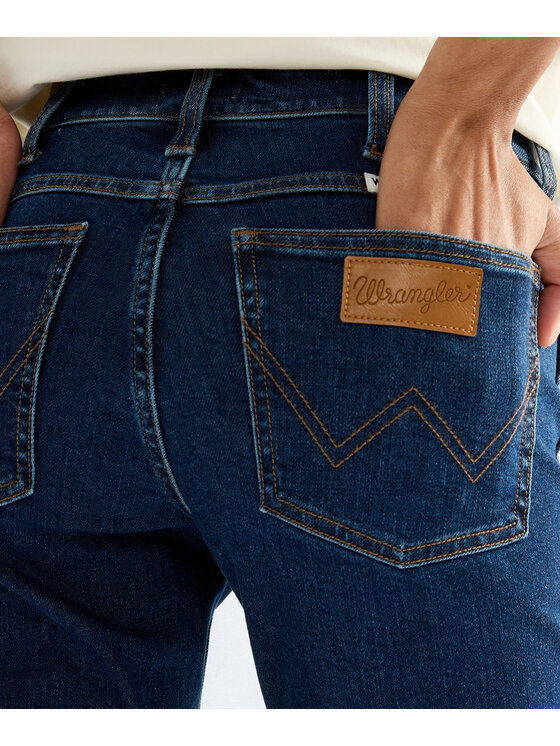 Wrangler Wrangler Jeansy 112386733 Granatowy Bootcut Fit